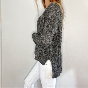 High low sweater
